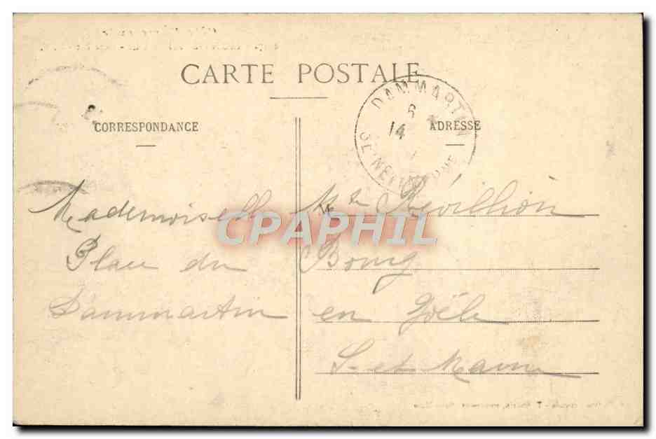 Mont-Saint-Michel — Côte d'Émeraude, Ostseite — G.F. n°4137 — Rückseite