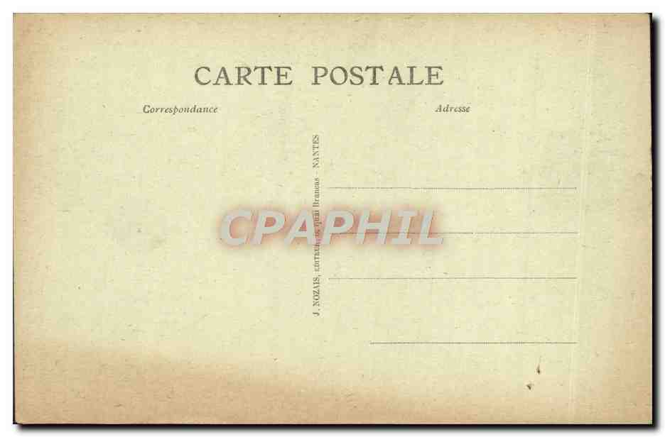CPA Mont Saint Michel Cote Nord Et La Chapelle Saint Auvert — Verso