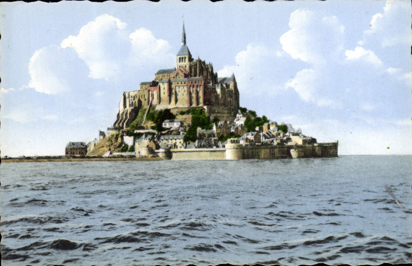 Mont Saint-Michel — Aussicht von der Insel — Ostseite — Cie des Ants Photomécaniques, Paris