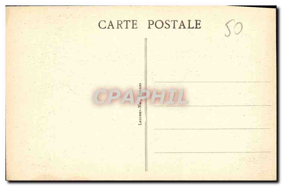 CPA Le Mont St Michel Cote Sud Ouest — Verso