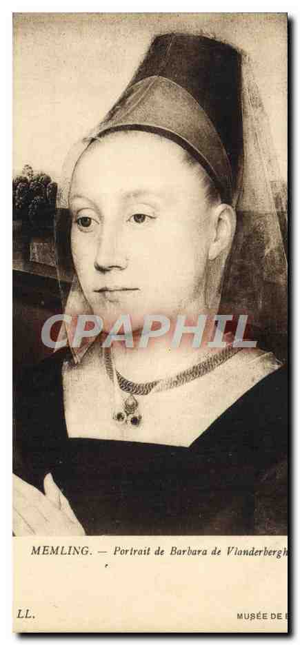 CPA Memling Portait De Barbara De Vlanderbergh