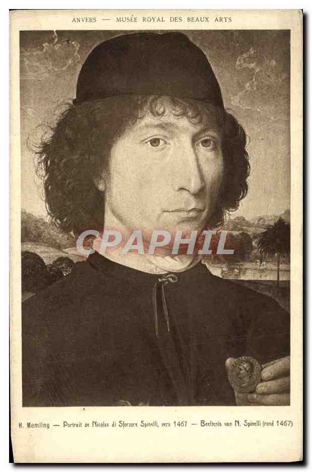 Anvers — Musée Royal des Beaux Arts — Portrait de Nicolas di Sporore Spinelli (vers 1467) — H. Memling