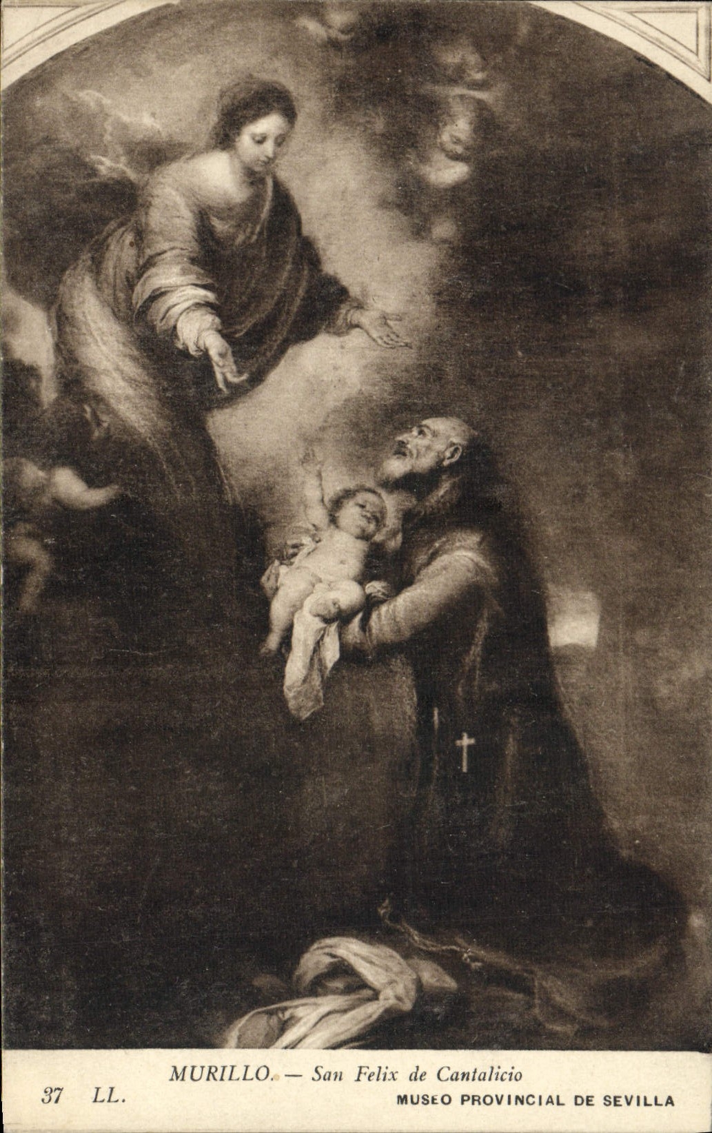 CPA Murillo San Felix De Cantalicio Museo Provincial De Sevilla