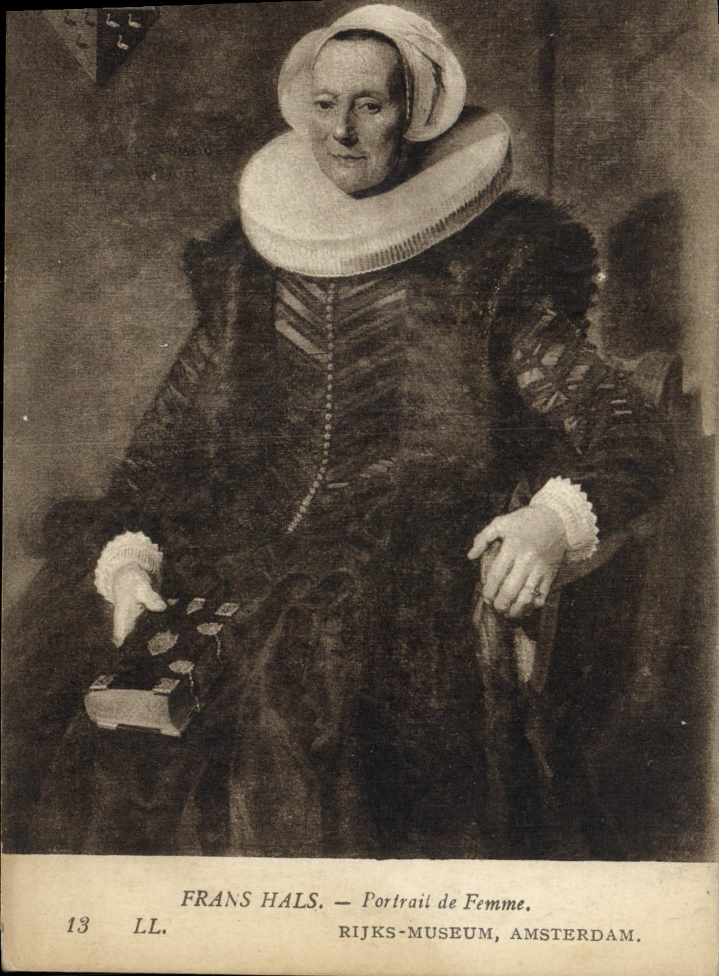 CPA Frans Hals Portait De Femme Rijks Museum Amsterdam