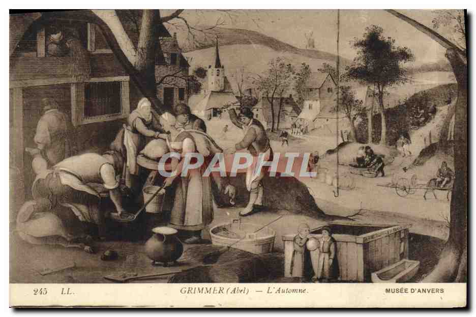 CPA Grimmer L'Automme Musee D'Anvers