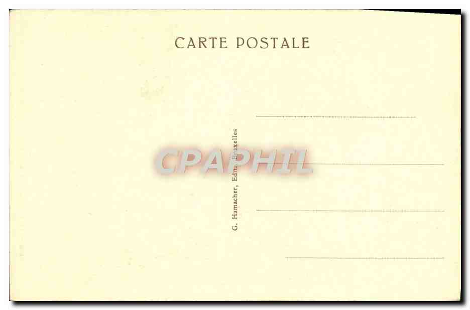 CPA Musee De Bruxelles Rubens La Montee Au Calvaire — Verso