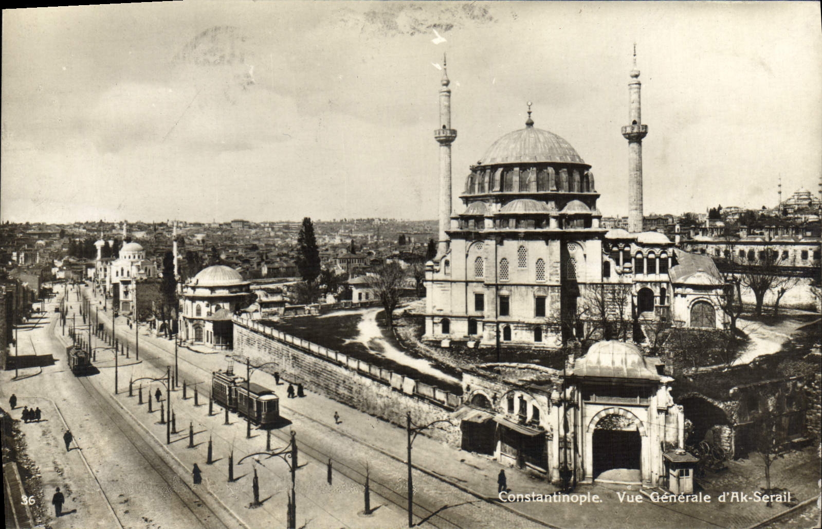 CPA Constantinople Vue Generale D'Ak Serail Turquie 