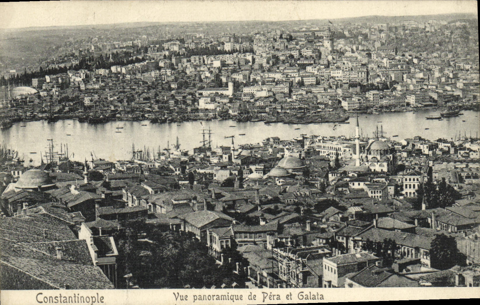 CPA Constantinople Vue Panoramique De Pera Et Galata Turquie 