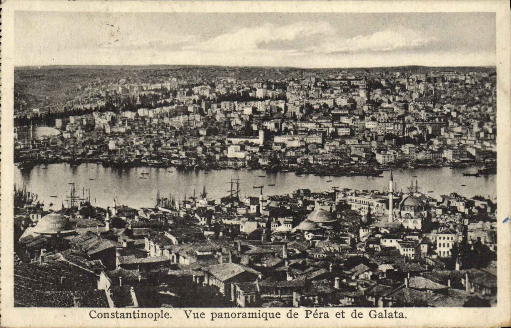CPA Constantinople Vue Panoramique De Pera Et Galata Turquie 
