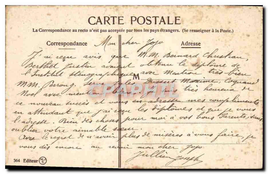 CPA Constantinople Fontaine Guillaume II Turquie  — Verso