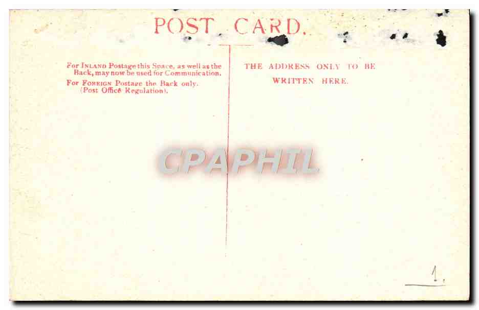 CPA Camden Place Chislenhurst — Rückseite