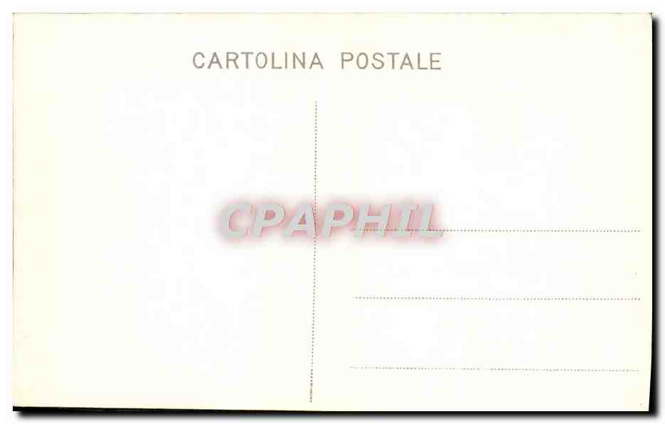 CPA Roma Romano Tempio Dei Castori — Rückseite