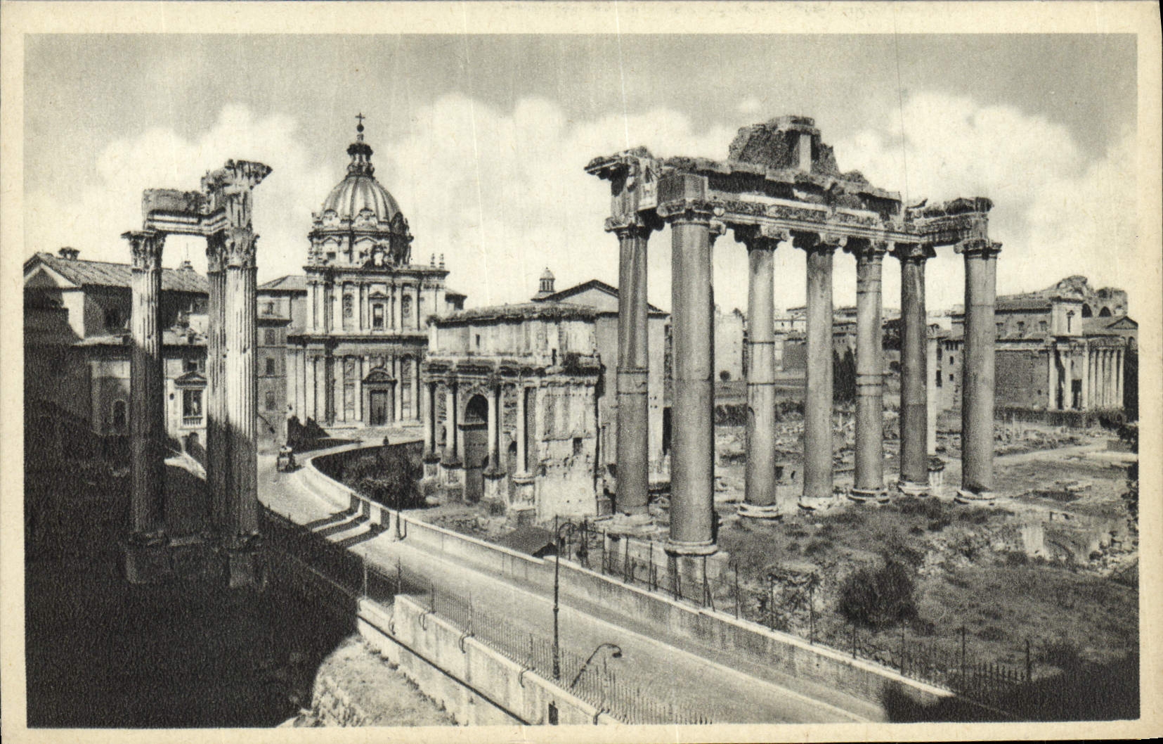 CPA Roma Panorama Del Foro Visto Dal Campidoglio