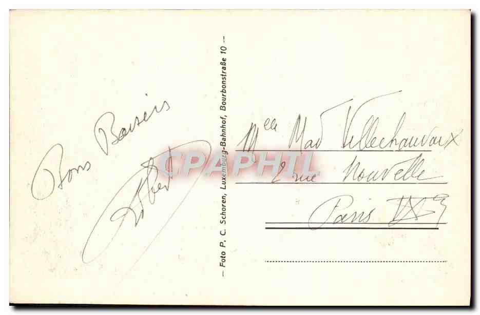 CPA Luxembourg Das Plateau Altmunster Clausenerberg — Verso