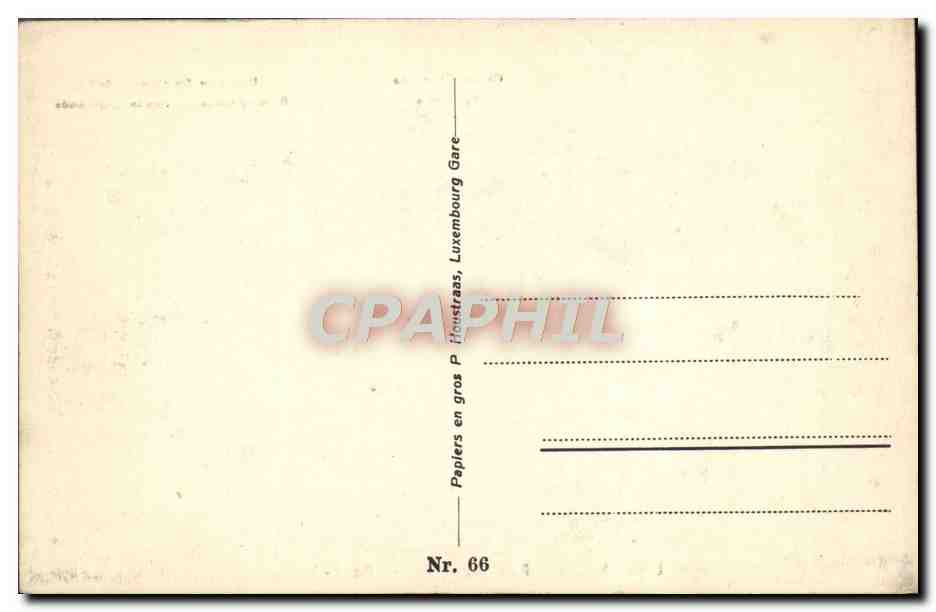 CPA Luxembourg Pont Adolphe Adolf Brucke — Verso