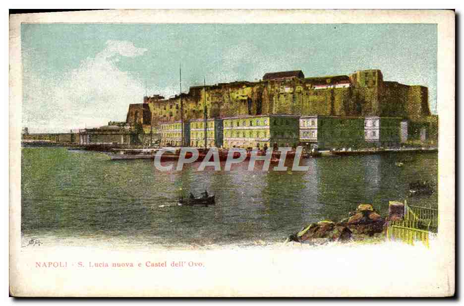 CPA Napoli Lucia Nuova Castel Dell Ovo