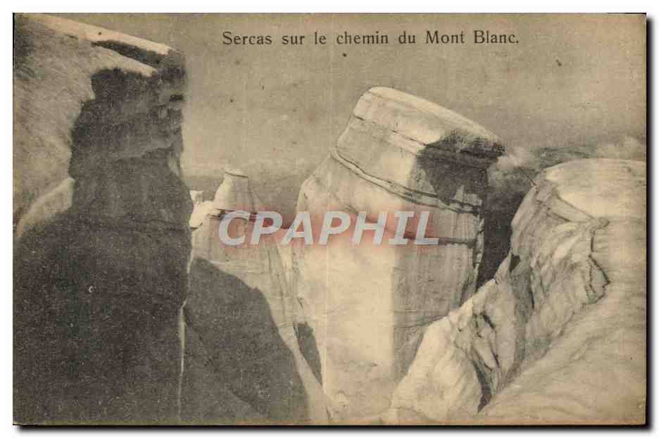 CPA Sercas Sur Le Chemin Du Mont Blanc