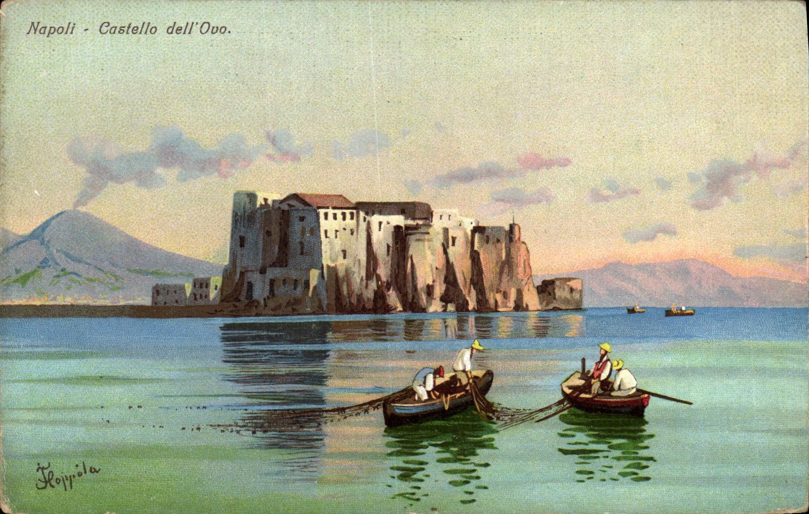 CPA Napoli Castello Dell'Ovo