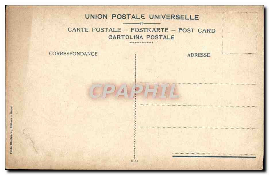 CPA Ischia Monte Epomeo — Verso