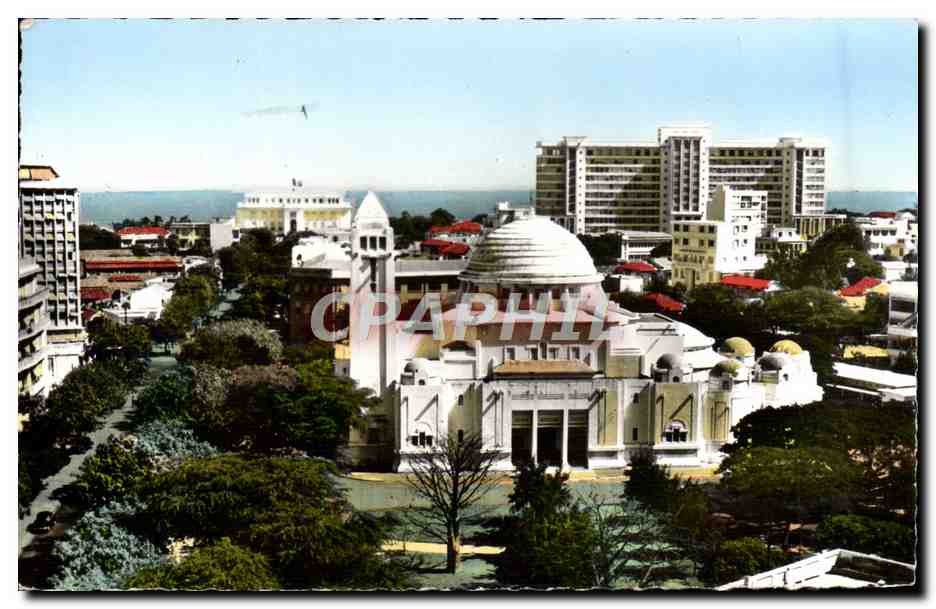 CPM Dakar La Cathedrale et le building du gouvernement general