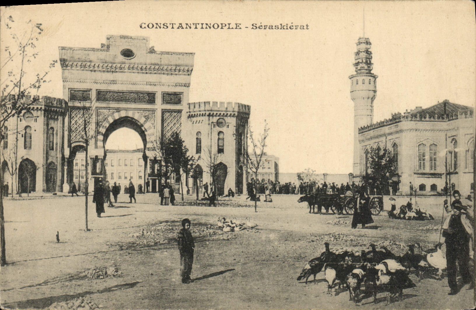 CPA Constantionople Seraskierat Turquie