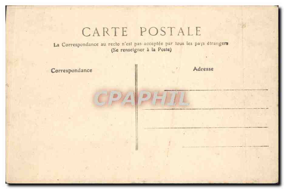 CPA Constantionople Seraskierat Turquie — Verso
