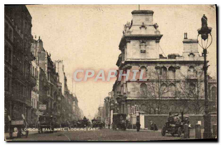 CPA London Pall Mall Looking East