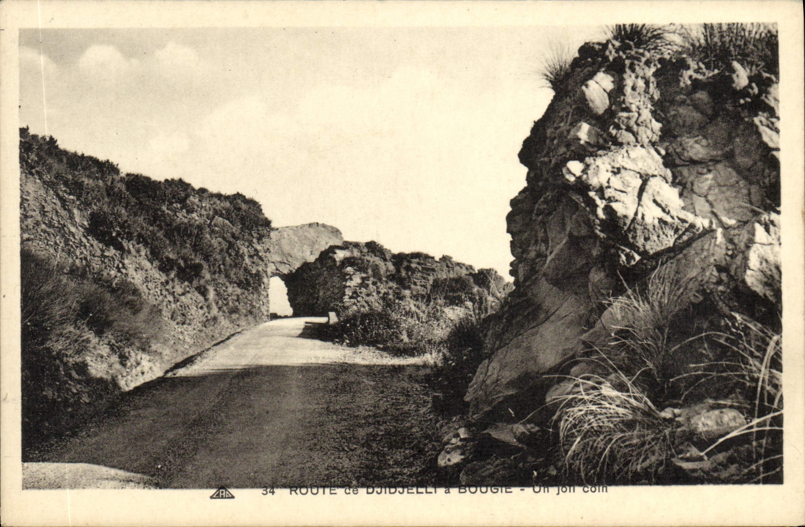 Route von Djudjelli nach Bougie - Un Jon com