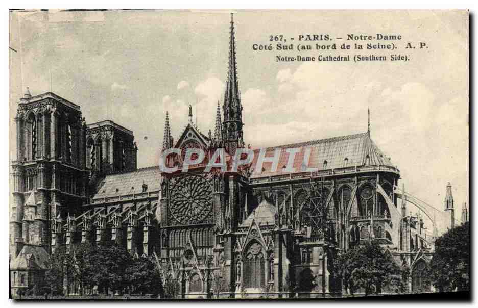 CPA Paris Notre Dame Cote Sud 