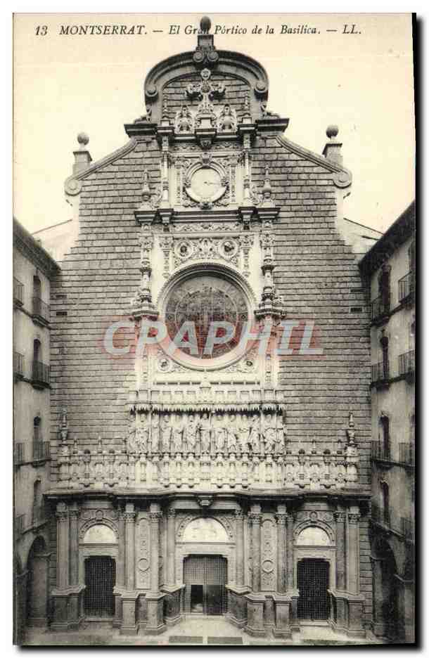 CPA Montserrat El Gran Portico de la basilica
