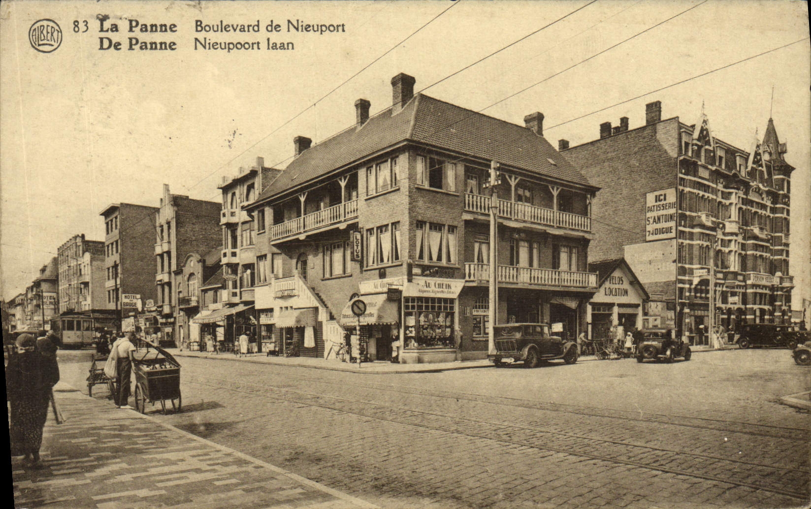 CPA La Panne Boulevard de Nieuport