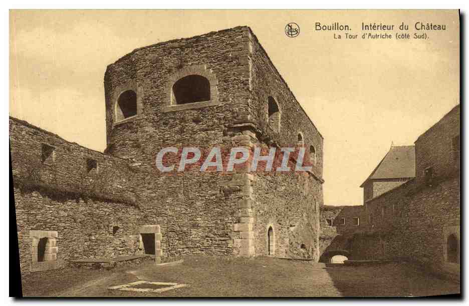 CPA Bouillon Interieur du Chateau La Tour d'Autriche