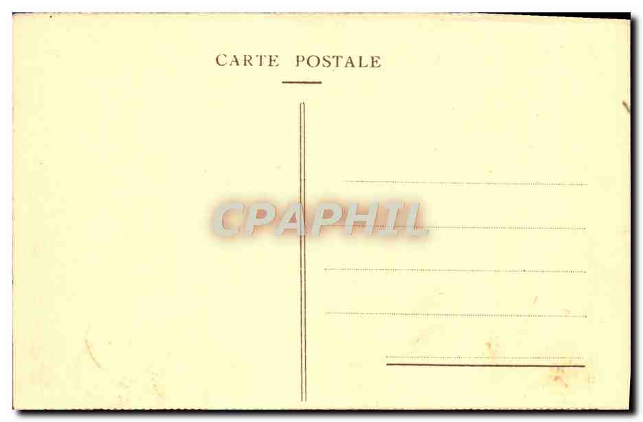 CPA Bruxelles Place Royale — Verso