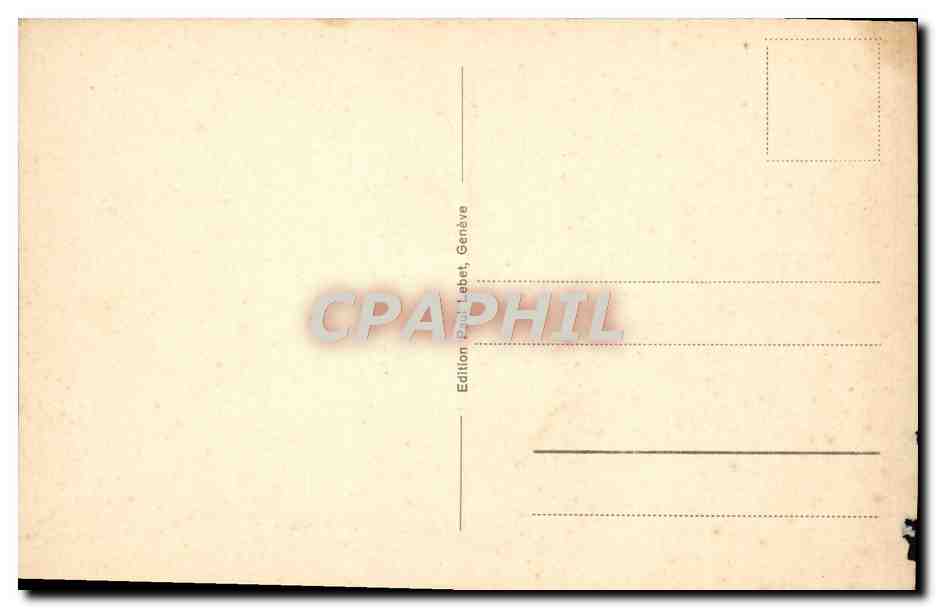 CPA Geneve Vue generale — Verso