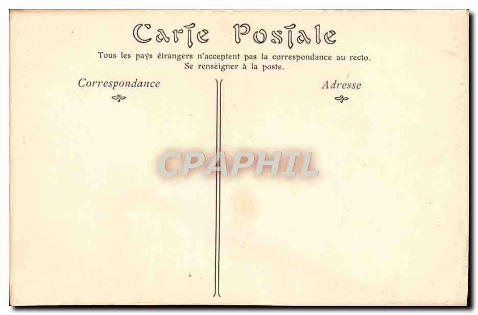 CPA Saint Germain En Laye Chapelle du Chateau Cote Est — Verso