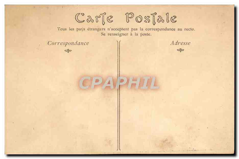 CPA Saint Germain En Laye Chapelle du Chateau — Achterkant
