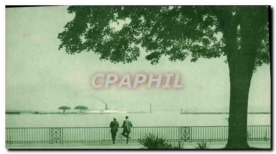 CPA Geneve Promenade du jardin anglais et la rade
