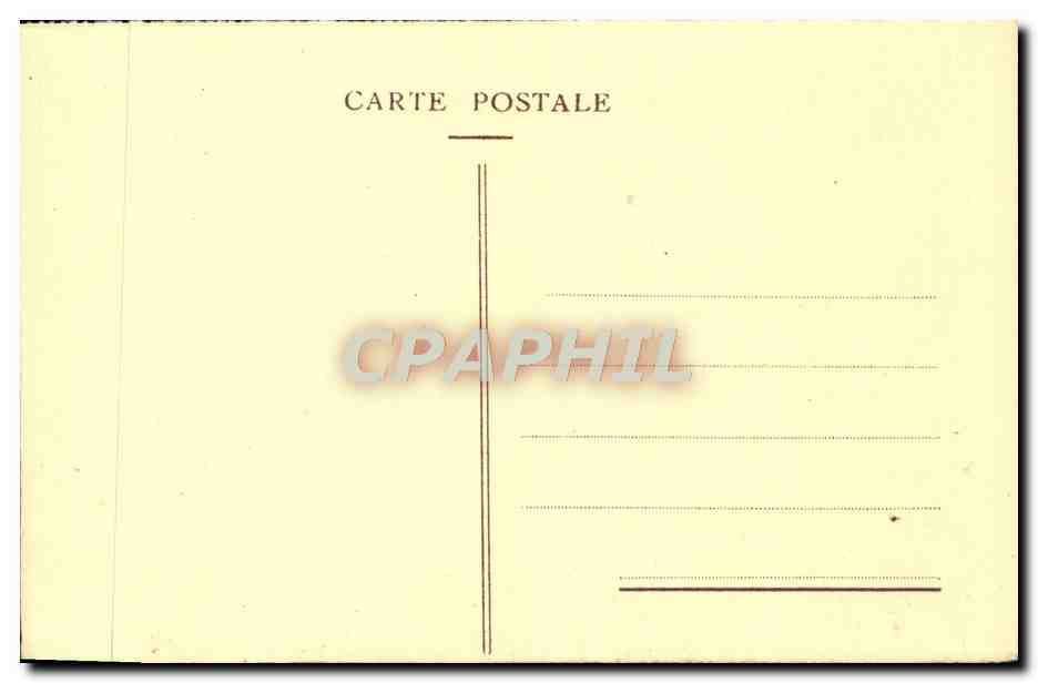 CPA Bruxelles Collegiale de SS Michel et Gudule — Rückseite