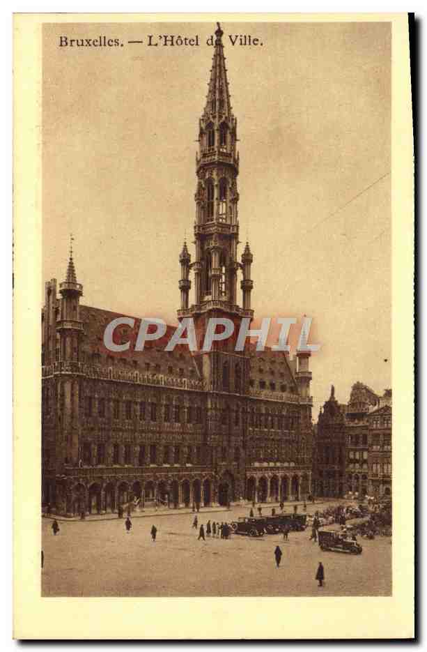 CPA Bruxelles L'Hotel de Ville