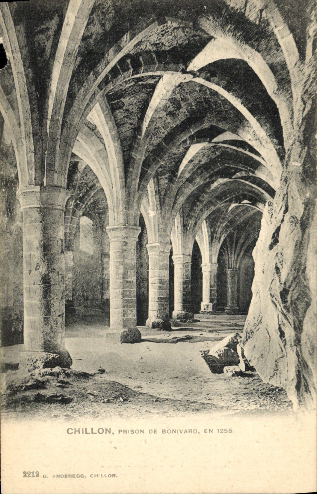 CPA Chillon Prison De Bonivard en 1255