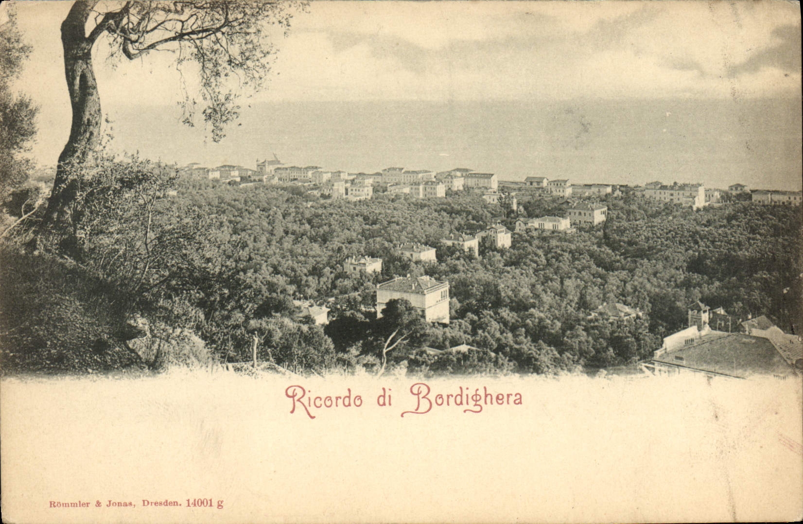 CPA Ricordo di Bordighera
