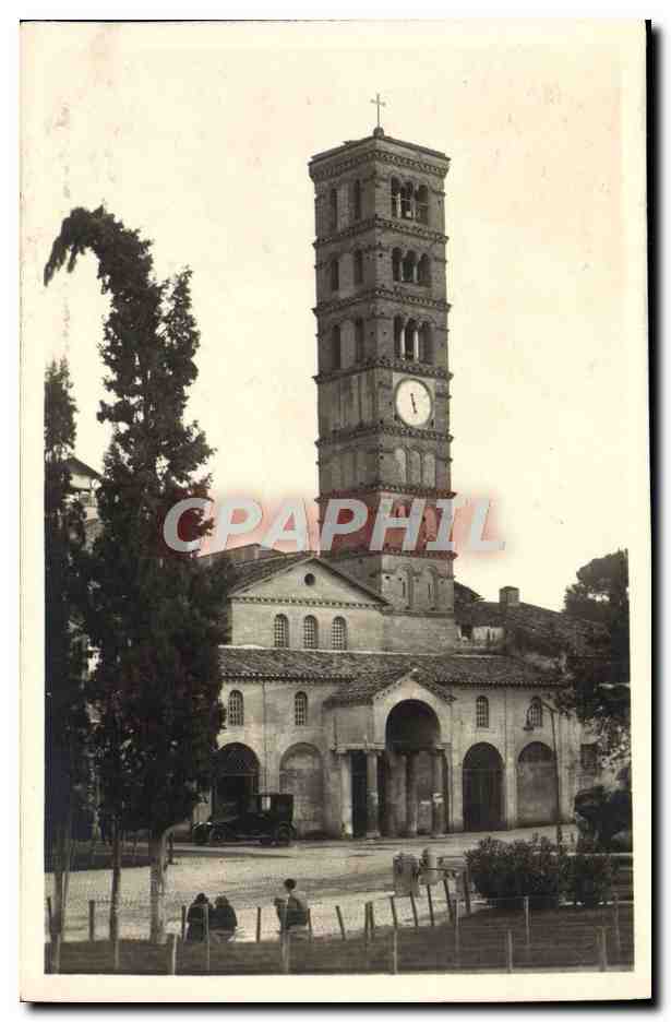CPA Roma Chiese Maria Cosmedin Facciata