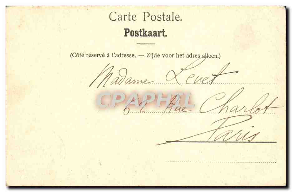 Porche de la Cathédrale (Place de l'Evêché) — Tournai — Série 48 No. 71 — Reverso