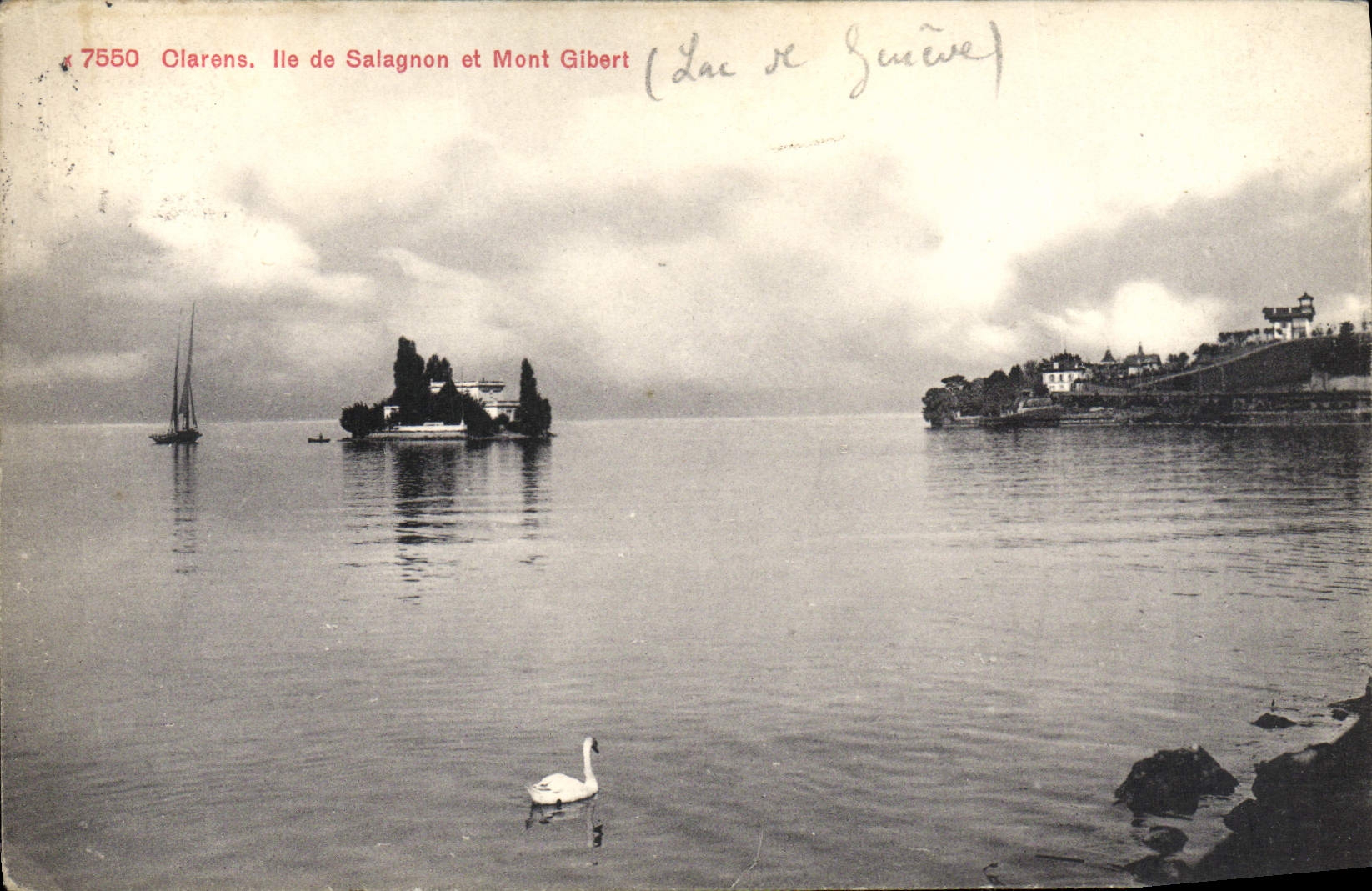 CPA Clarens lle de Salagnon et Mont Gibert