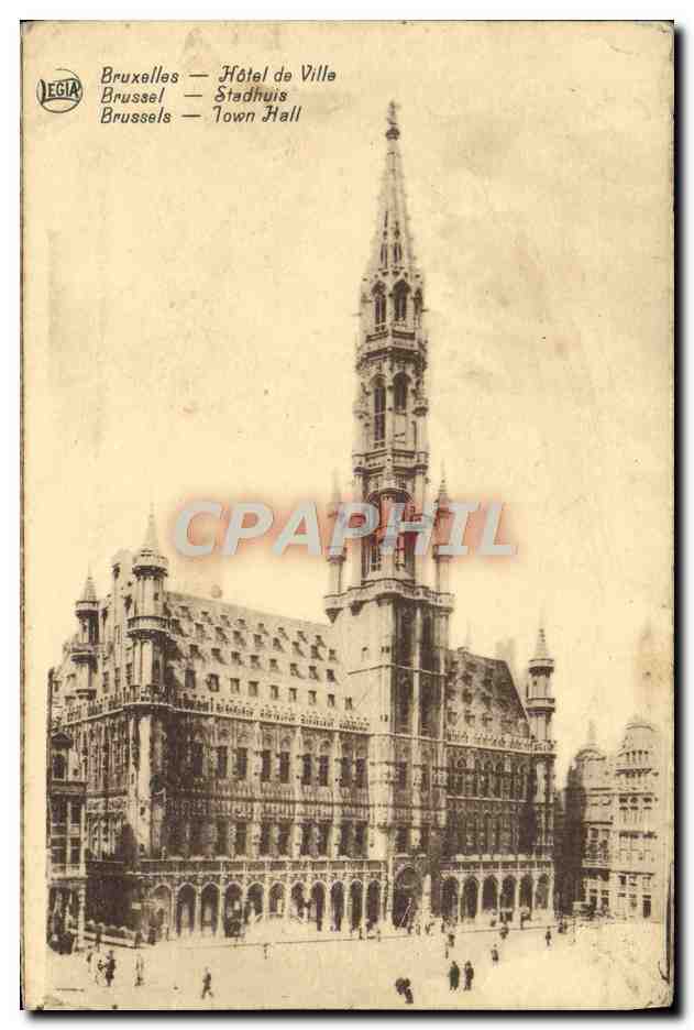 CPA Bruxelles Hotel de Ville