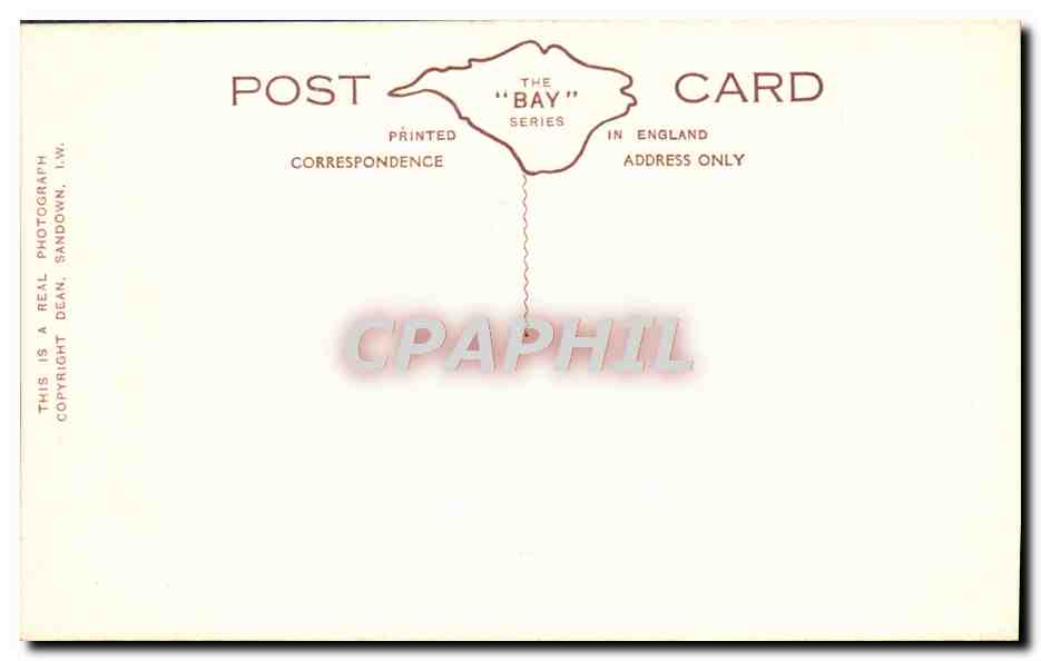 CPA The Shore Dunnose Head Shanklin — Verso
