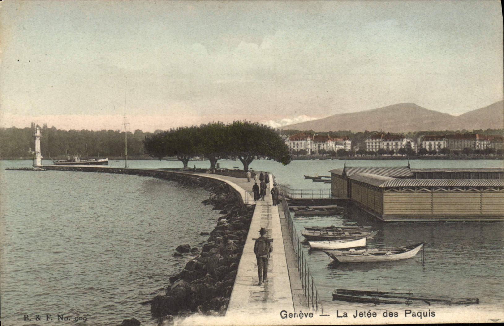 CPA Geneve La Jetee des Paquis