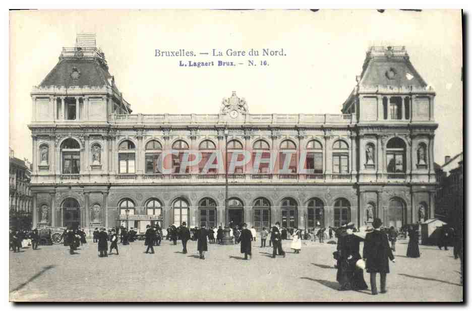 CPA Bruxelles La Gare du Nord 