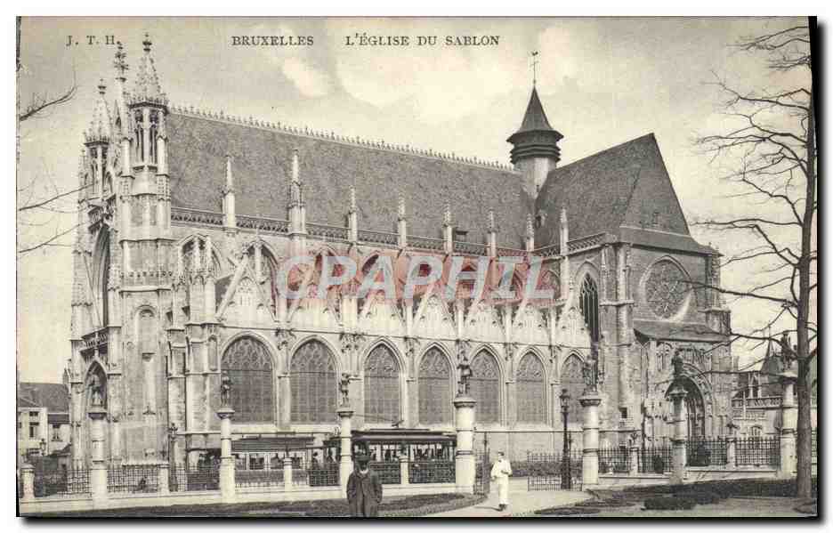 CPA Bruxelles L'Eglise Du Sablon