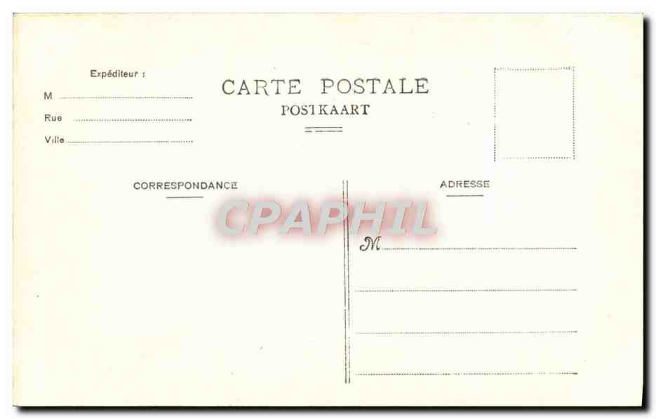 CPA Bruxelles L'Eglise Du Sablon — Rückseite